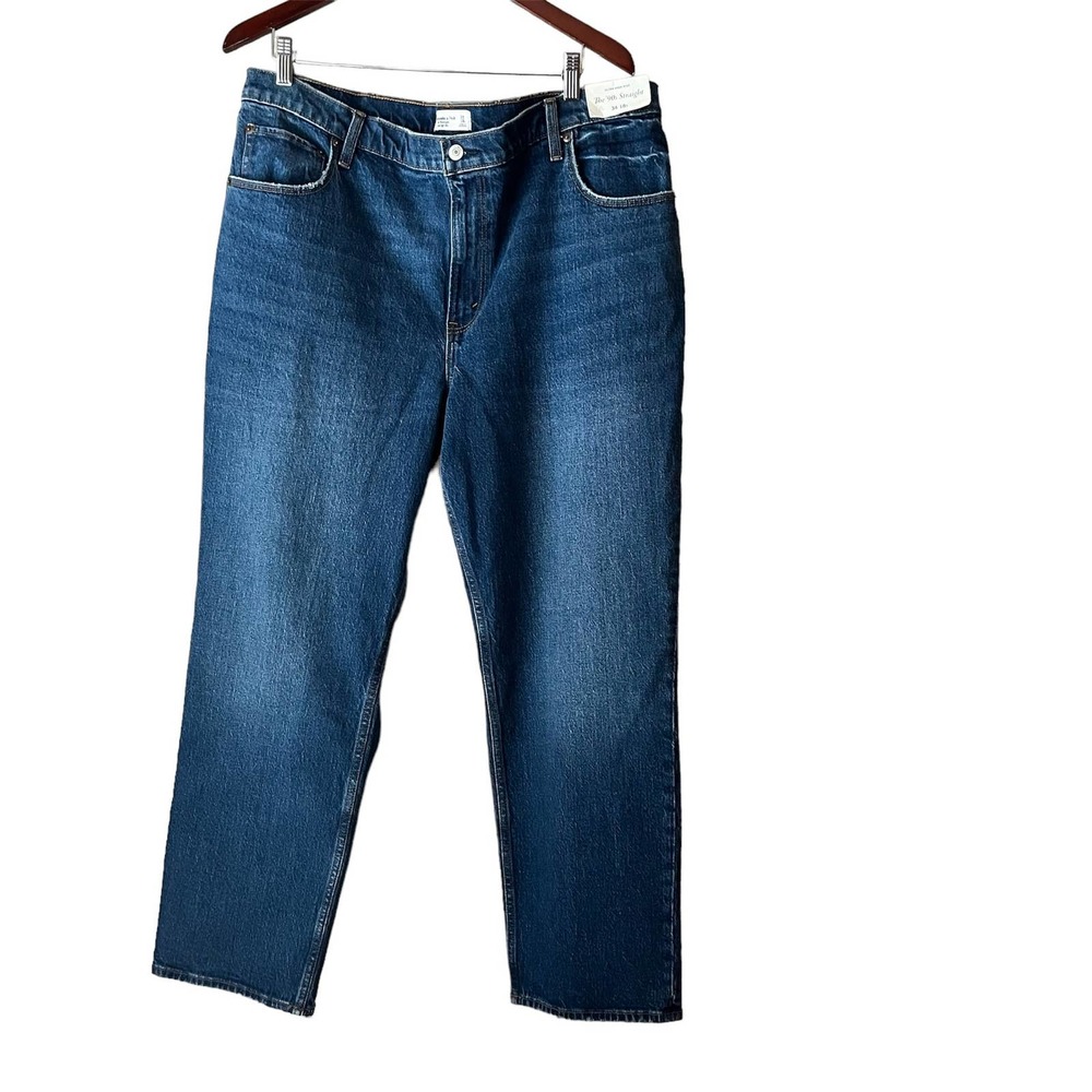 NWOT Abercrombie and Fitch A&F ‘90s Straight Ultra High Rise 34 18 S